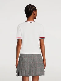 Textured Cotton T-Shirt