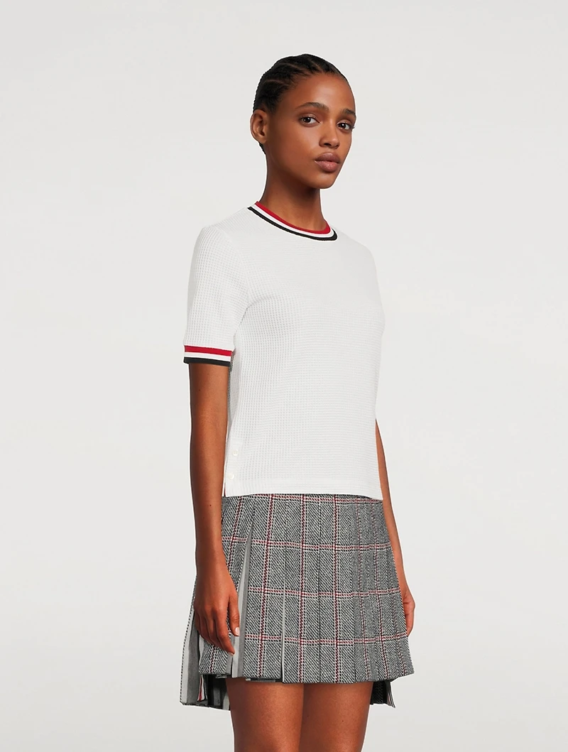 Textured Cotton T-Shirt