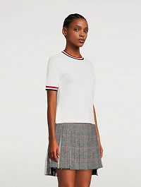 Textured Cotton T-Shirt