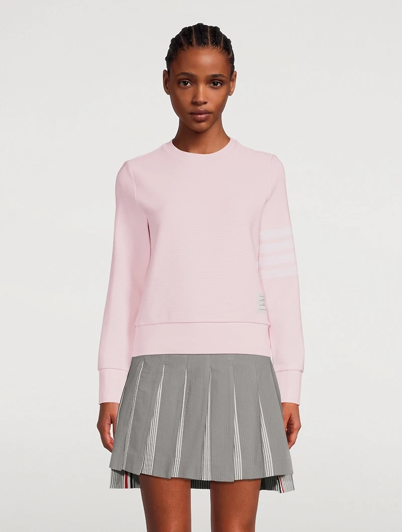 Ottoman Rib Sweatshirt