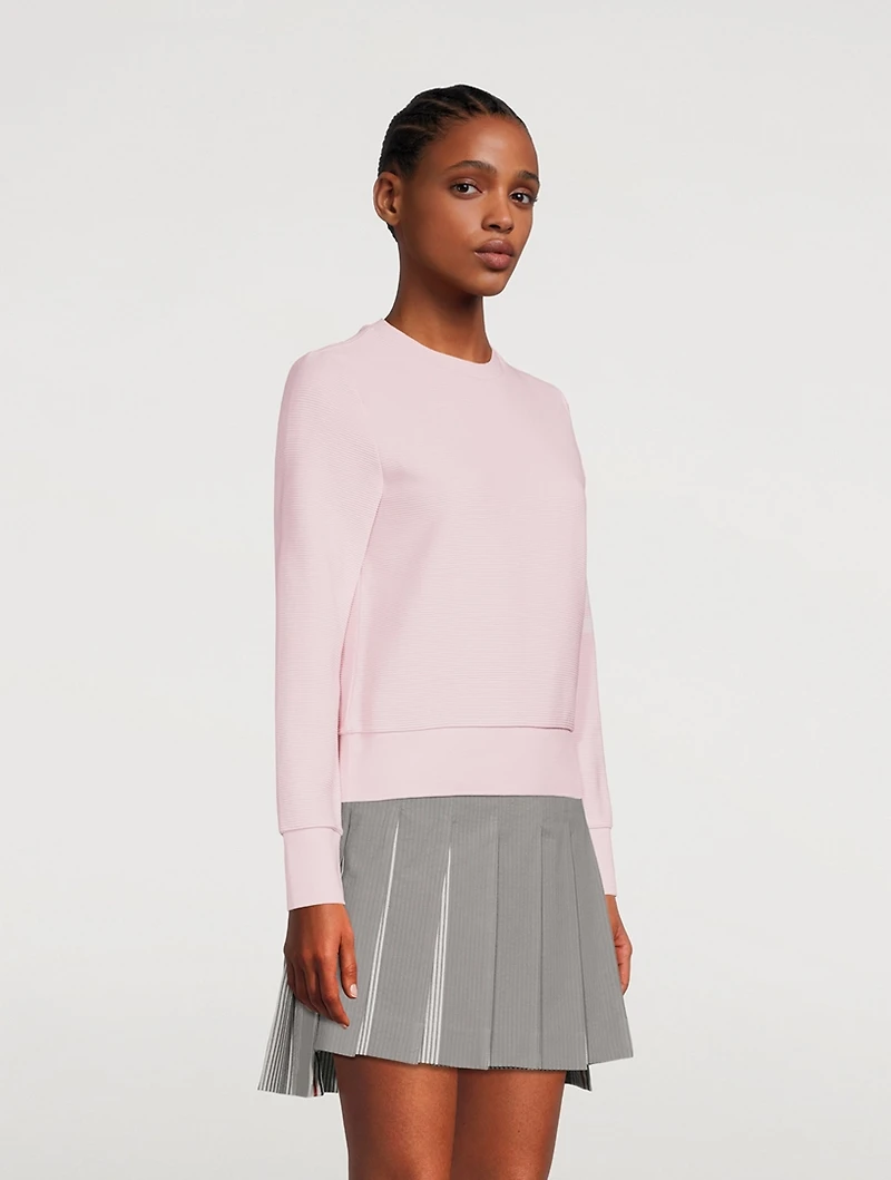 Ottoman Rib Sweatshirt