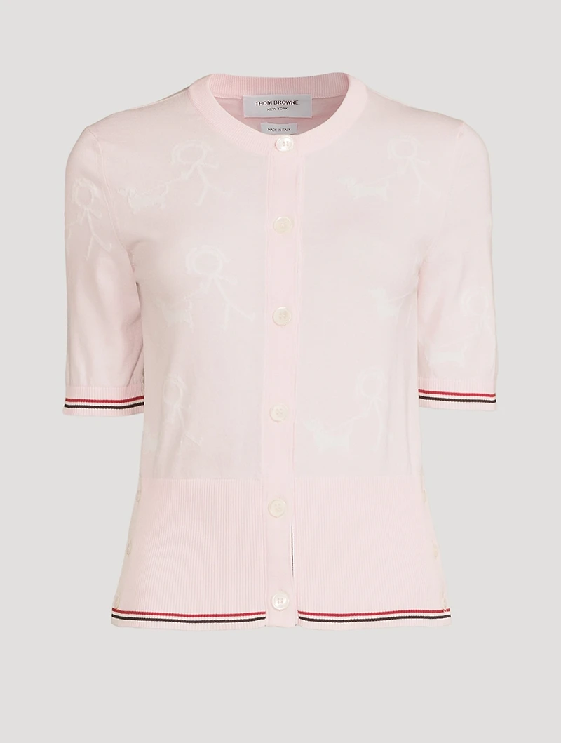 Mrs.Thom Walking Hector Short-Sleeve Cardigan