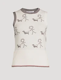 Mrs.Thom Walking Hector Sleeveless Sweater