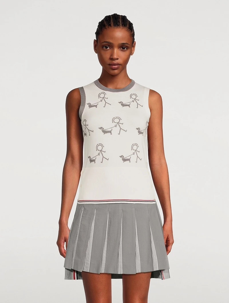 Mrs.Thom Walking Hector Sleeveless Sweater