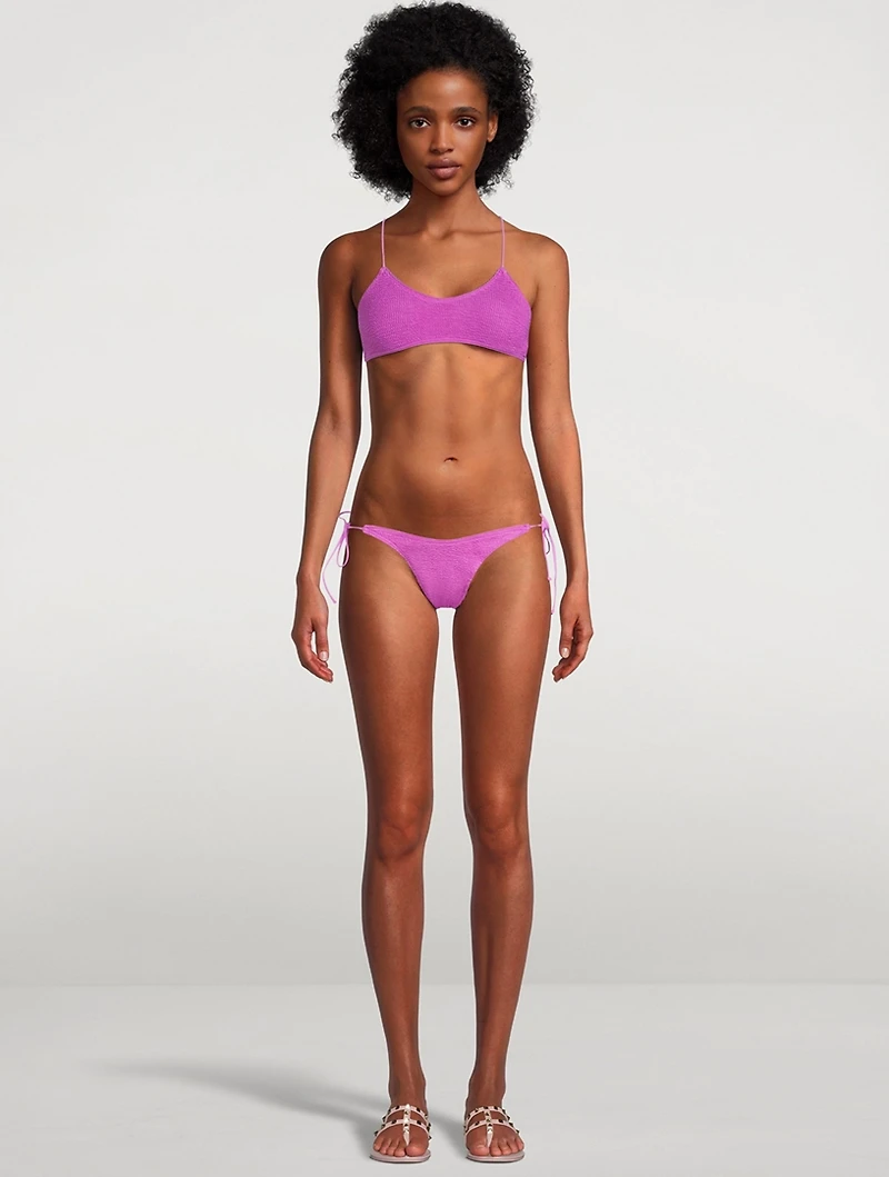 Selena Eco Crop Bikini Top
