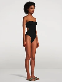 Mogul Eco Strapless One-Piece Swimsuit