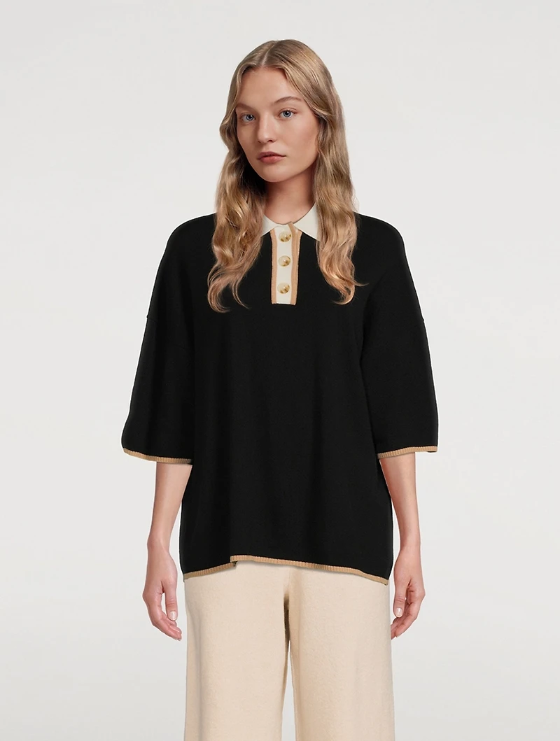 Arun Cashmere Polo Shirt