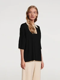 Arun Cashmere Polo Shirt
