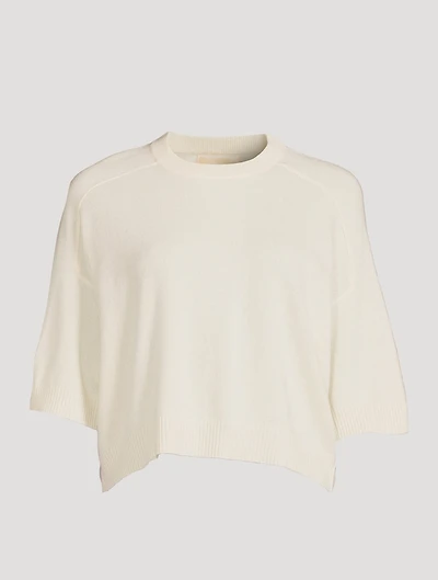 Darat Short-Sleeve Cashmere Sweater