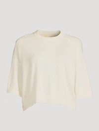 Darat Short-Sleeve Cashmere Sweater