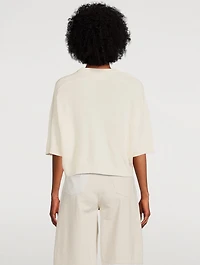 Darat Short-Sleeve Cashmere Sweater