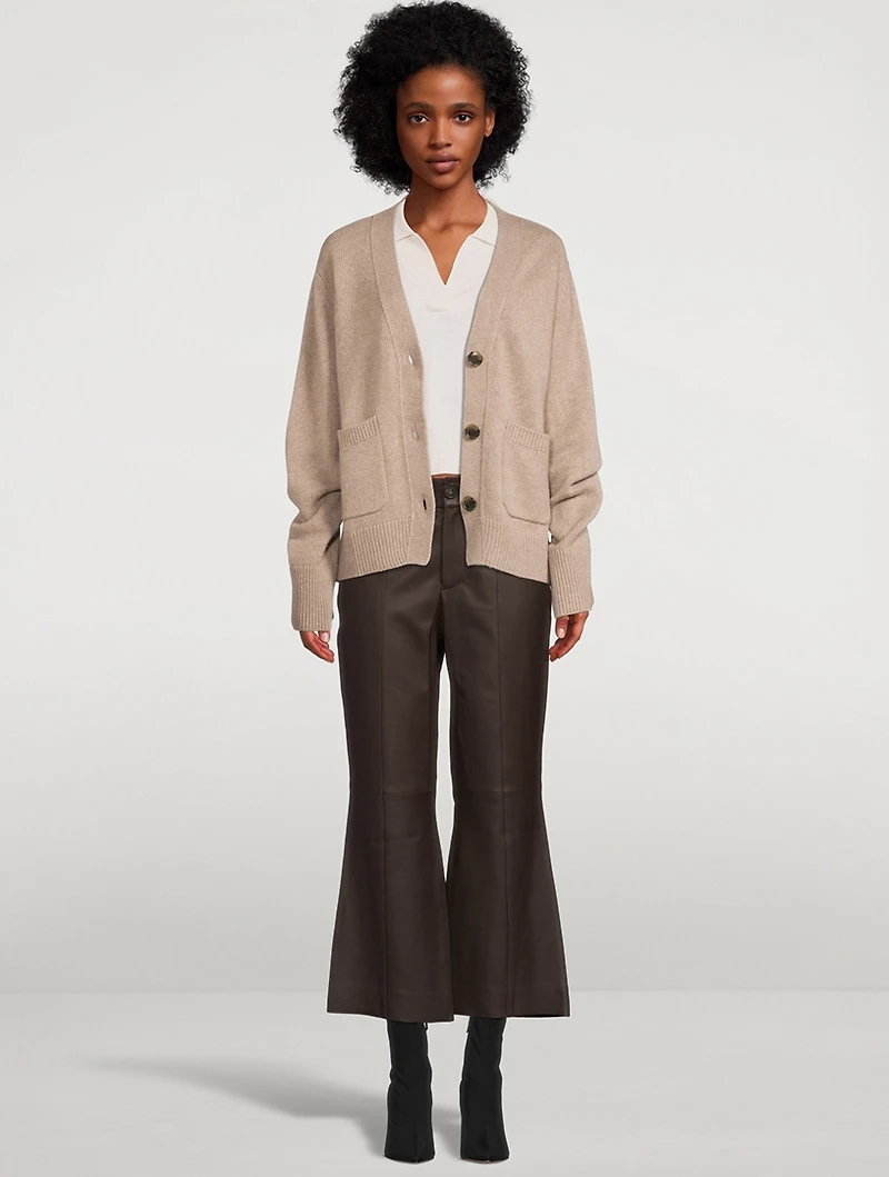 Pagan Cap-Sleeve Cashmere Sweater