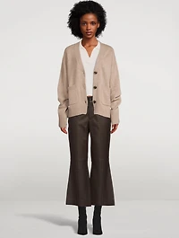 Pagan Cap-Sleeve Cashmere Sweater