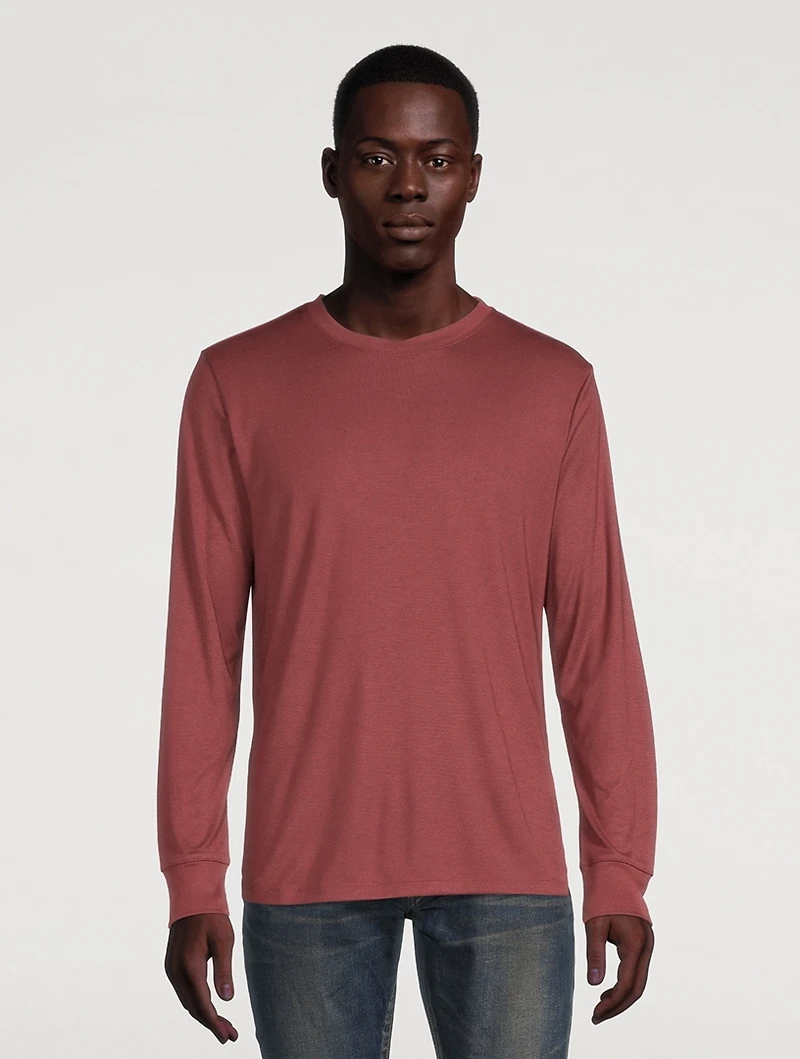 Modal Jersey Long-Sleeve T-Shirt