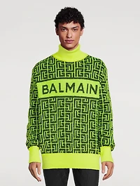 Wool And Mohair Logo Sweater