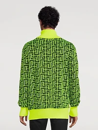 Wool And Mohair Logo Sweater