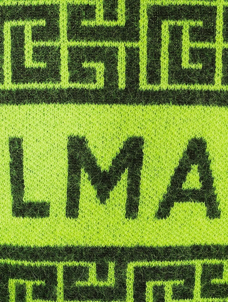 Wool And Mohair Logo Sweater