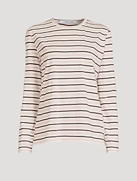 Nobile Organic Cotton Long-Sleeve T-Shirt Stripe Print