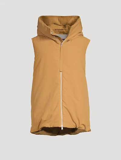 Recycled Polyester Hooded Vest