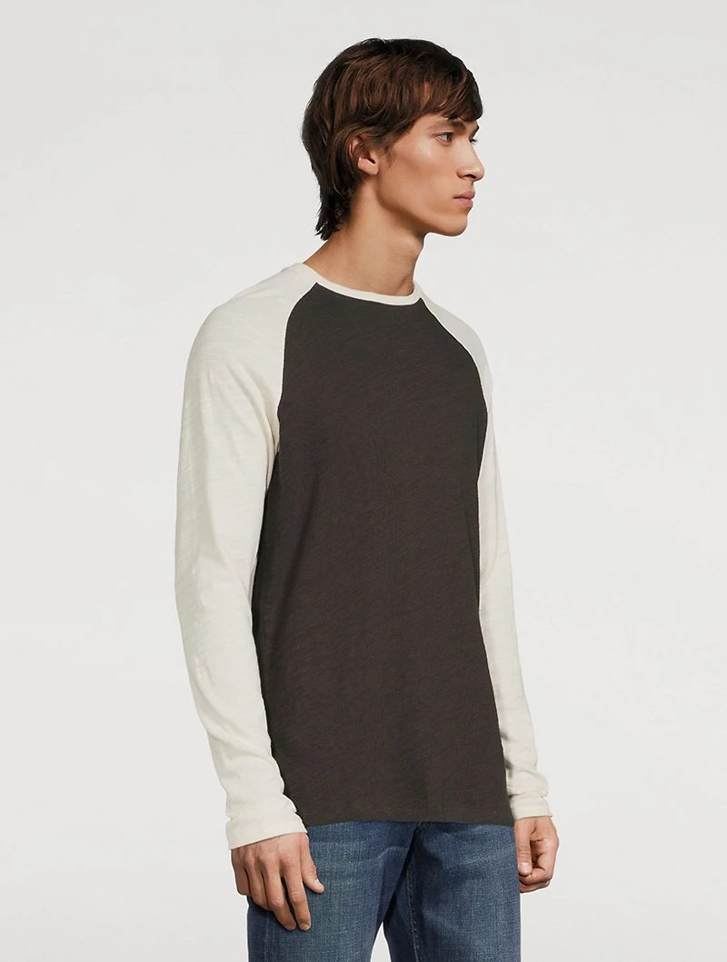 Flame Raglan Long-Sleeve T-Shirt