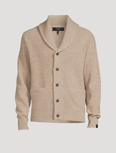 Undyed Wool Cardigan