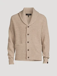 Undyed Wool Cardigan