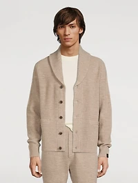 Undyed Wool Cardigan