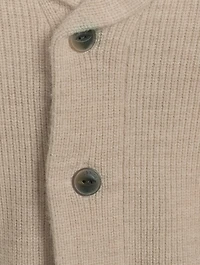 Undyed Wool Cardigan
