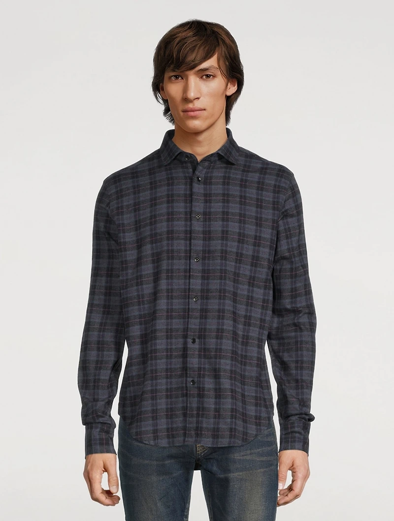 Pursuit Rove Cotton Shirt Plaid Print