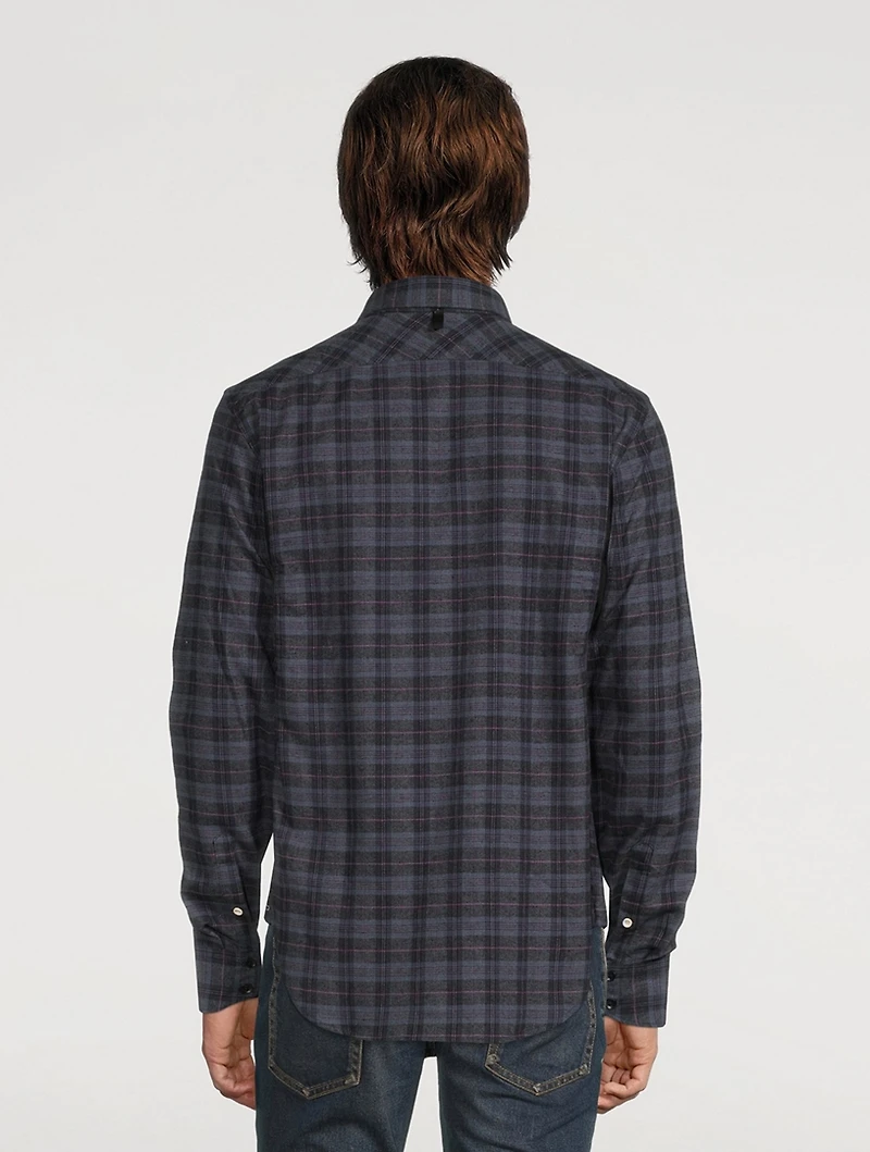 Pursuit Rove Cotton Shirt Plaid Print