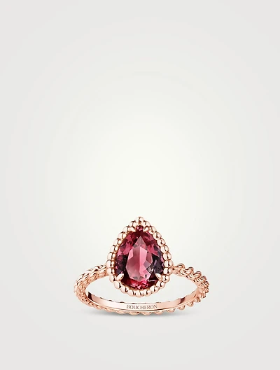 Serpent Bohème S Motif Ring With Rhodolite Garnet