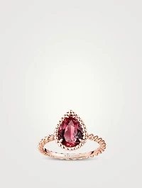 Serpent Bohème S Motif Ring With Rhodolite Garnet