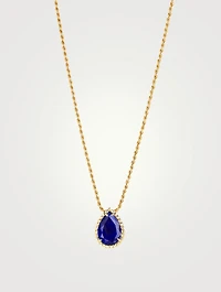 Serpent Boheme Pendant Necklace With Lapis Lazuli