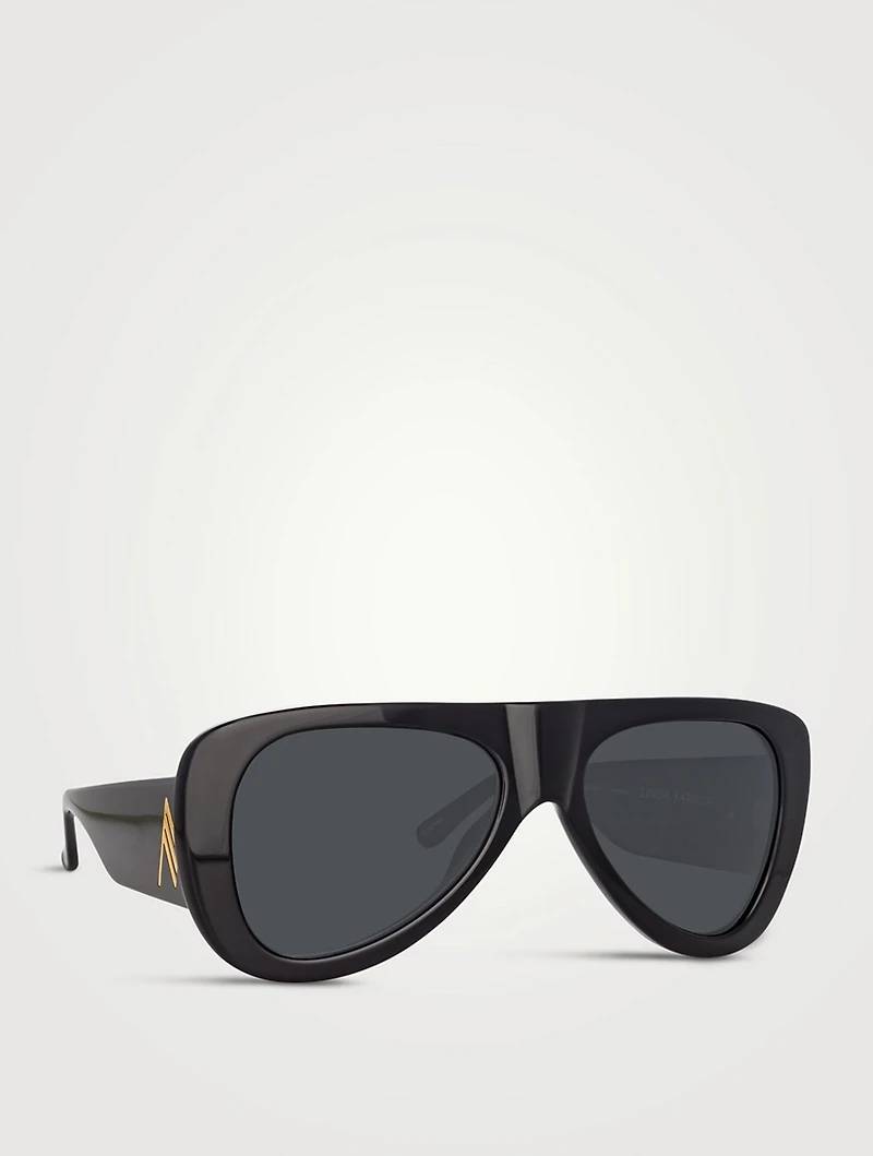 Edie Aviator Sunglasses