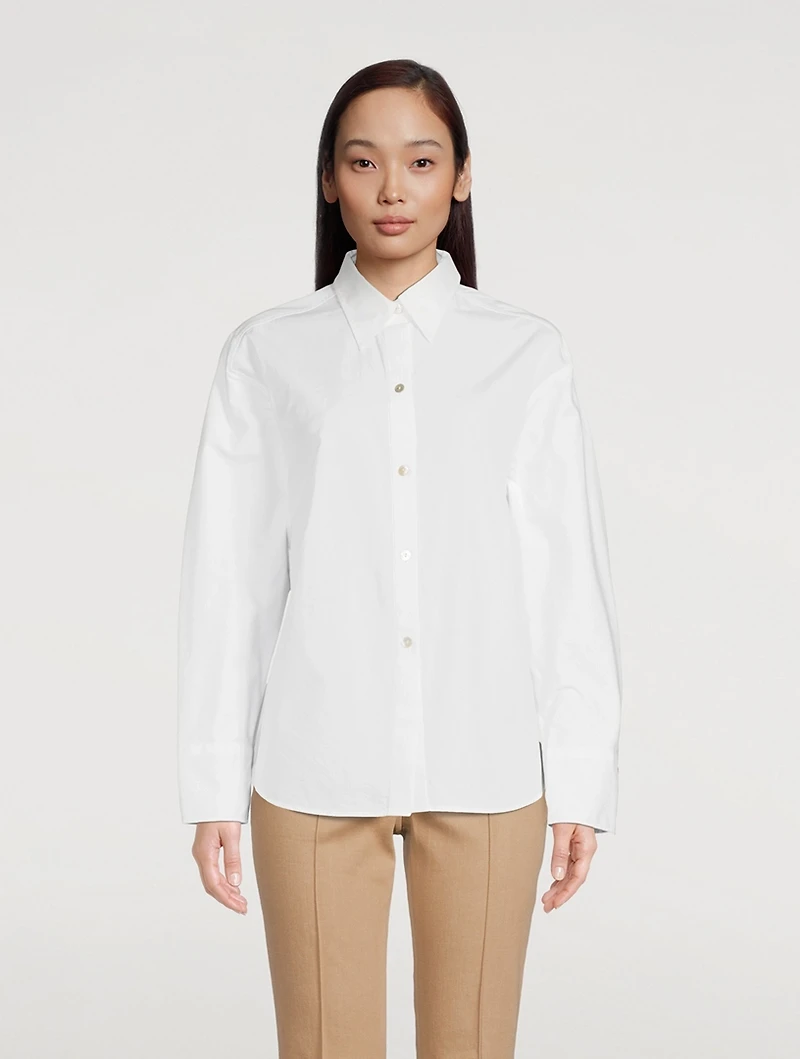Sculpted Cotton Shirt