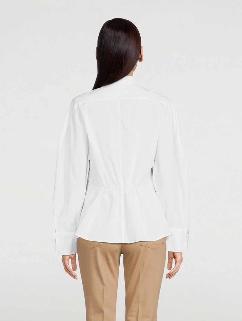 Sculpted Cotton Shirt