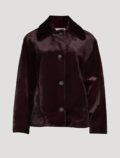 Plush Faux Fur Jacket