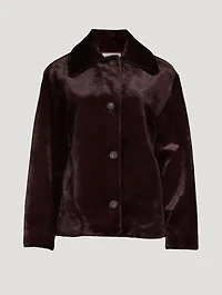 Plush Faux Fur Jacket