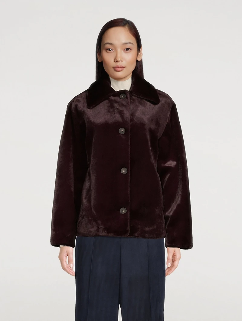 Plush Faux Fur Jacket