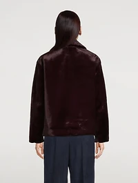 Plush Faux Fur Jacket