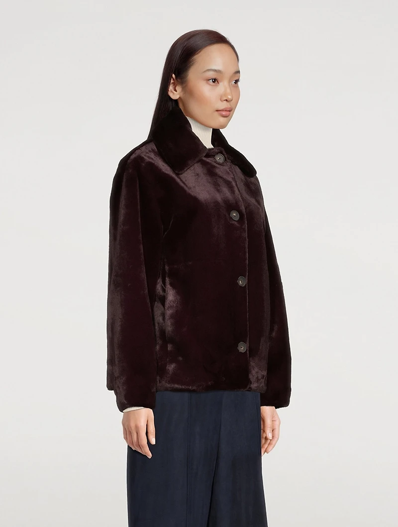 Plush Faux Fur Jacket