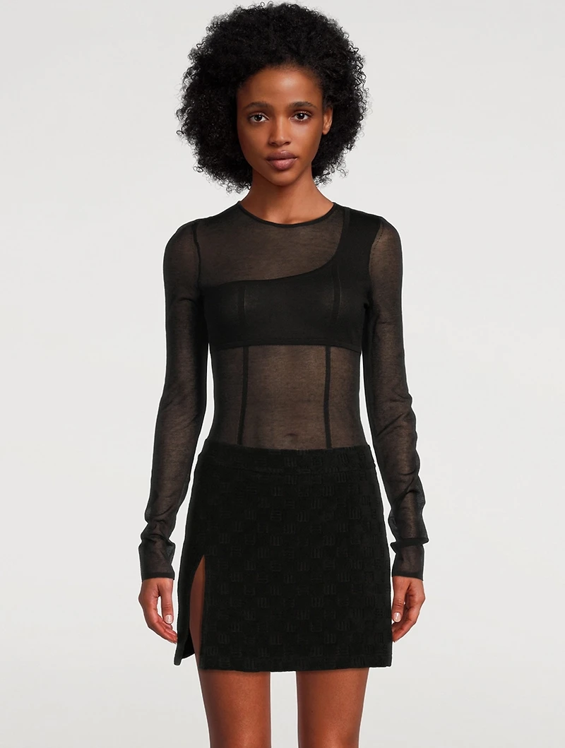 Feriz Sheer Bodysuit
