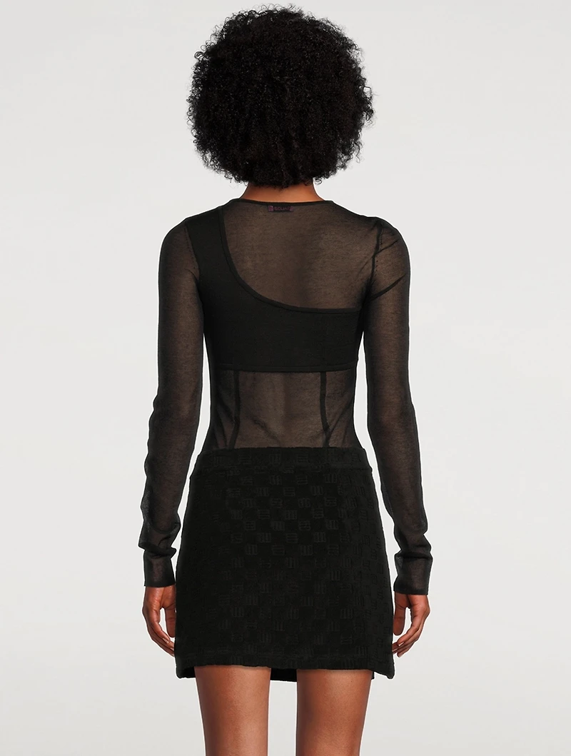Feriz Sheer Bodysuit