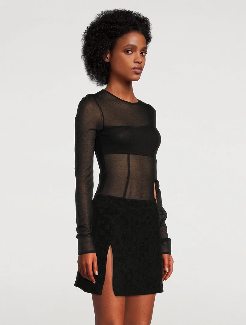 Feriz Sheer Bodysuit