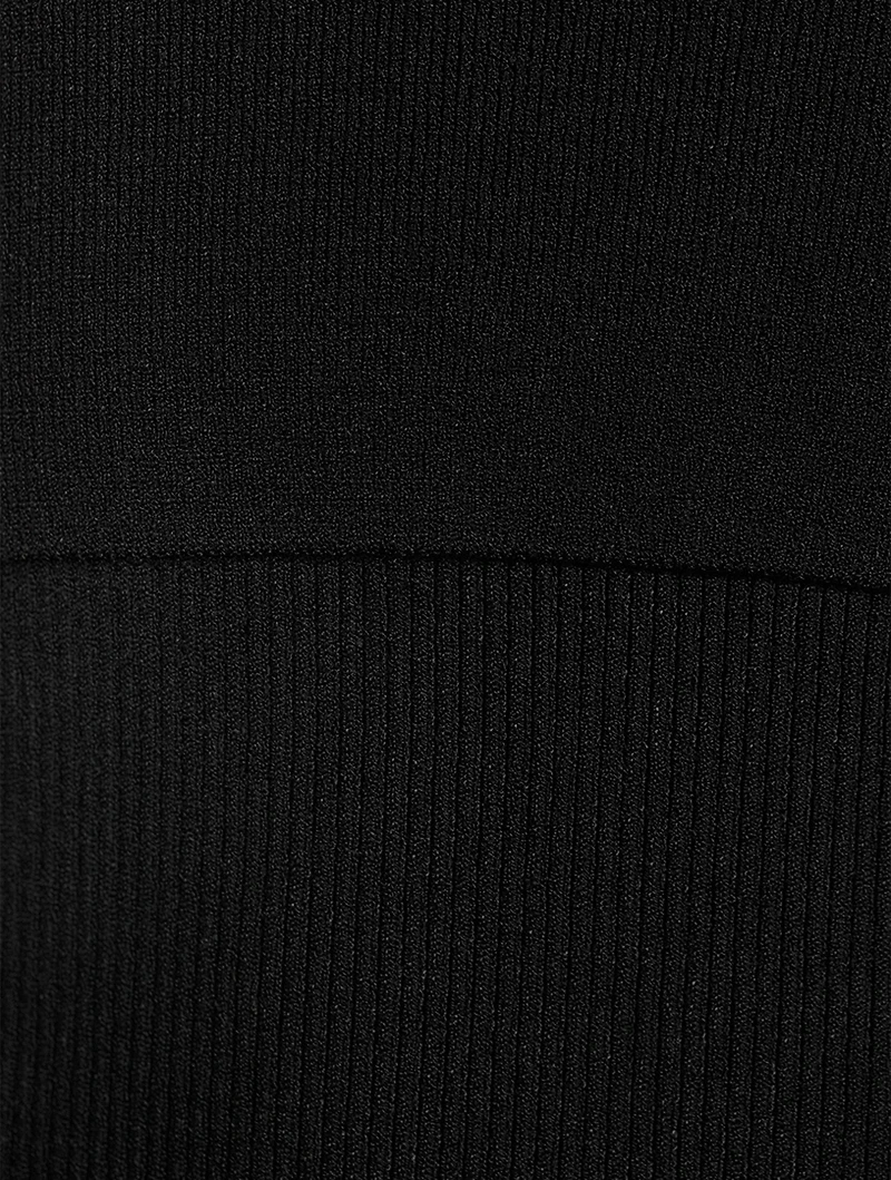 Khota Knit Double-Layered Mini Dress