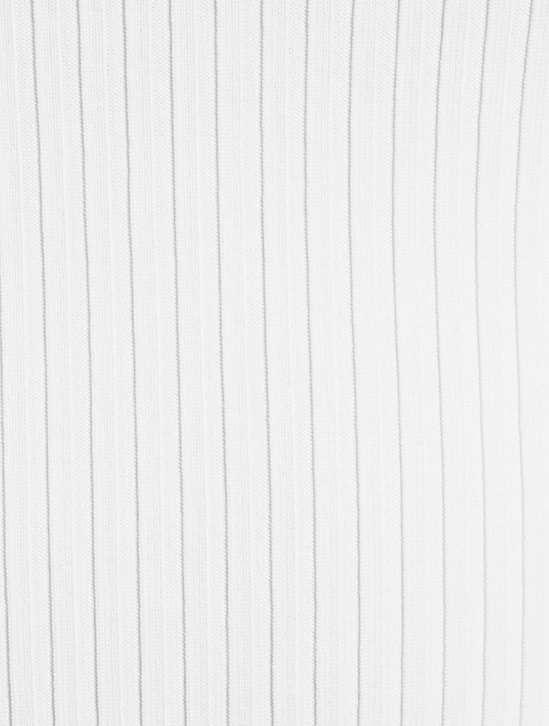 Chize One-Shoulder Rib-Knit Tank Top