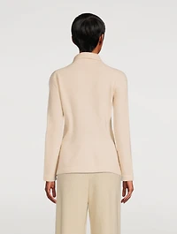 Bouclé Polo Cardigan