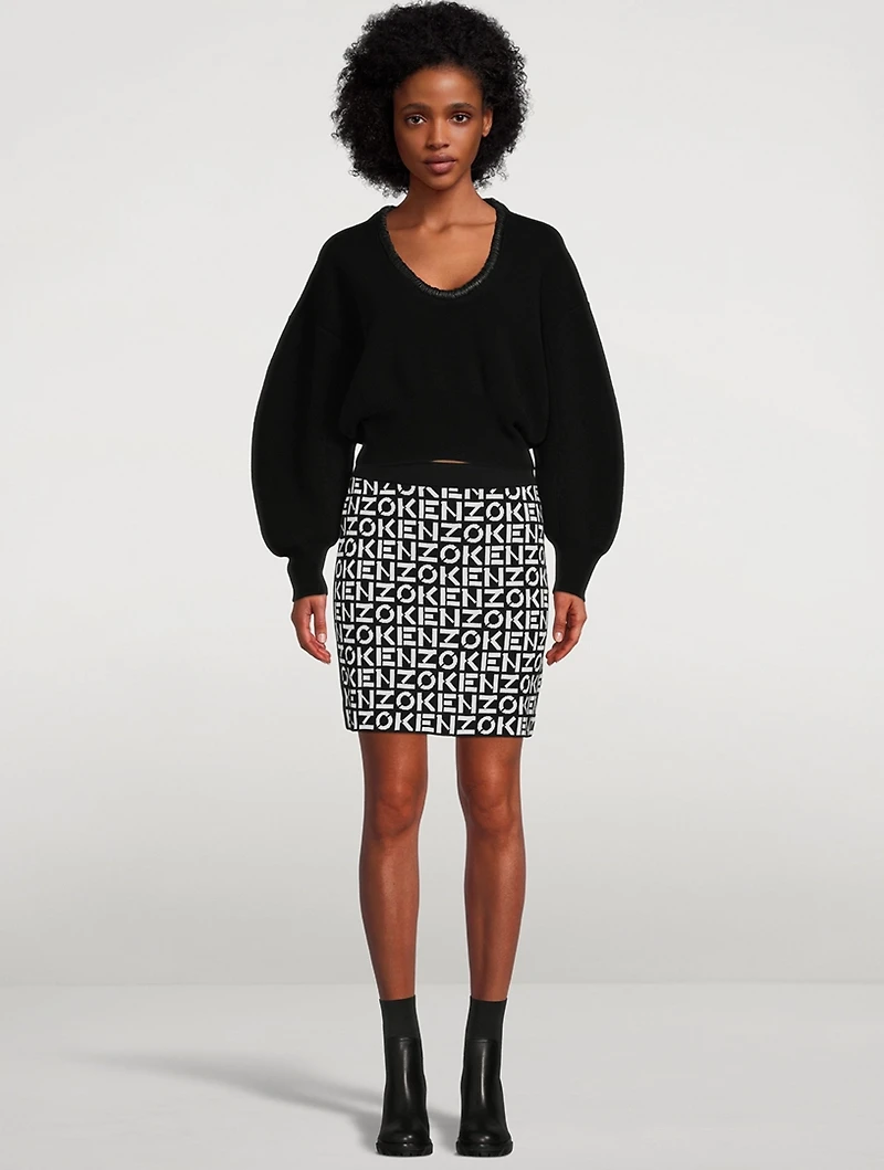 Sport Monogram Jacquard Mini Skirt