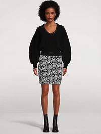 Sport Monogram Jacquard Mini Skirt
