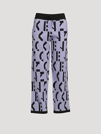 Monogram Knit Joggers